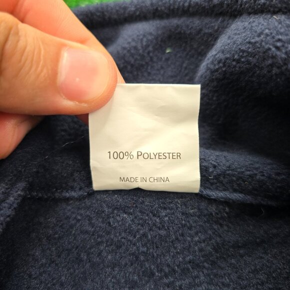 St Louis Blues Vest Mens Large Navy Blue Sweater Full Zip Fleece NHL Hockey - Picture 7 of 9